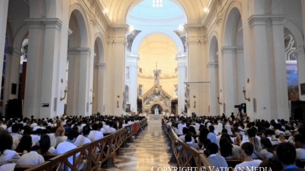 Messe pour les participants à la rencontre « Go! Franciscan Youth Meeting »