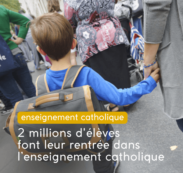 enseignement catholique : 2 millions d'élèves font leur rentrée en 2026