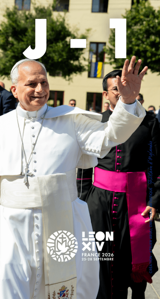 J-1 avant l'arrivée en france du pape Léon XIV