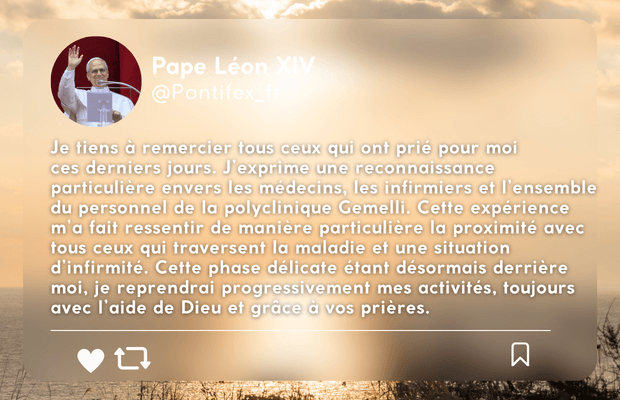 Pape Léon XIV : réaction Twitter du 18 octobre 2026