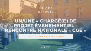 offre d'emploi chargé de projet événementiel