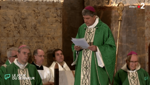 Homélie messe télévisée jour du seigneur