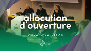 Allocution d'ouverture de l'Assemblée plénière de novembre 2024
