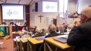 Mgr Shevchuk devant l'Assemblée plénière de Lourdes, novembre 2024