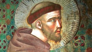 peinture de Saint François d'Assise par Giotto