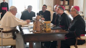 le Pape reçoit au Vatican la présidence de la CEF