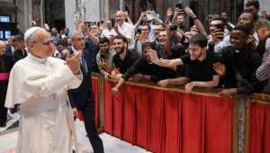 le Pape Léon XIV rencontre à la basilique Saint-Pierre 4000 séminaristes