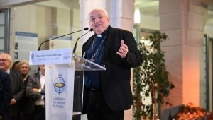 voeux institutionnels de Mgr Jean-Marc Aveline à la CEF, en janvier 2026