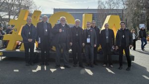 délégation d'évêques au Salon international de l'agriculture, février 2026